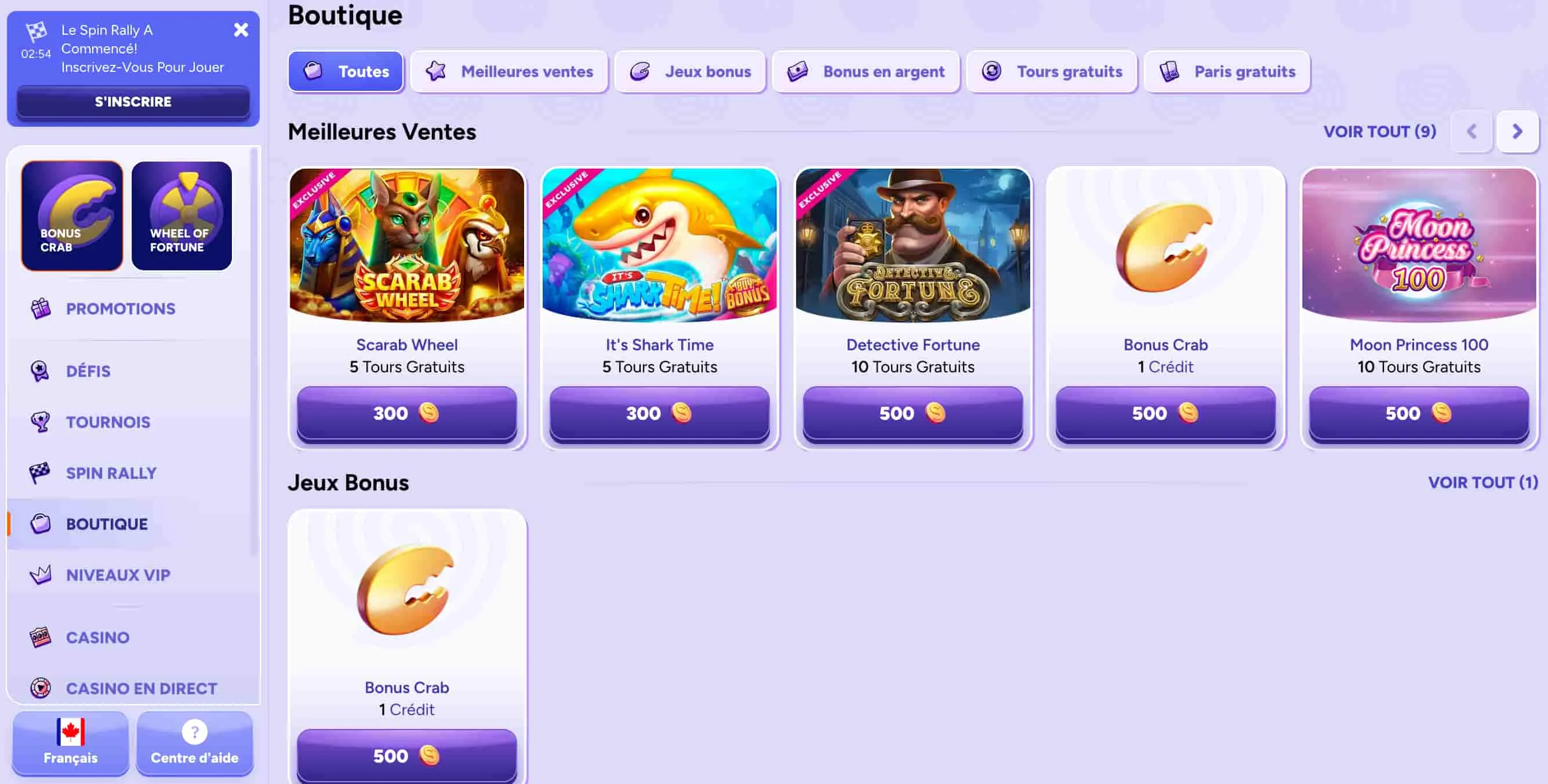 Expérience Mobile SpinBara Casino Expérience Mobile SpinBara Casino